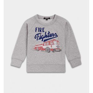Riot Club Fire Fighter grey crewneck sweatshirt NEW WITH TAGS